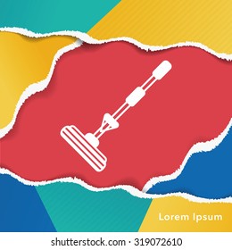 cleaning brush icon