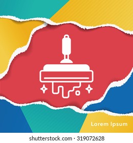 cleaning brush icon