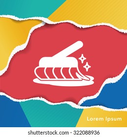 cleaning brush icon