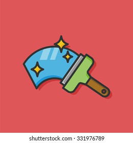 cleaning brush icon