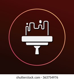 cleaning brush icon