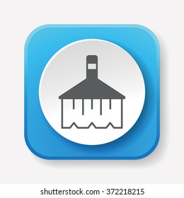 cleaning brush icon