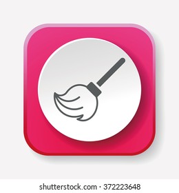 cleaning brush icon