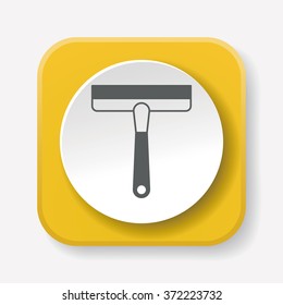 cleaning brush icon