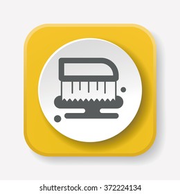 cleaning brush icon
