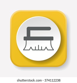 cleaning brush icon