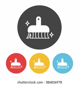 cleaning brush icon