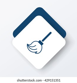 cleaning brush icon