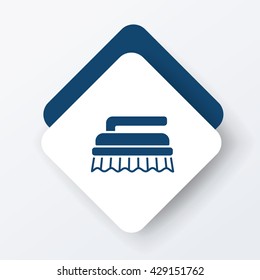 cleaning brush icon