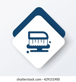 cleaning brush icon