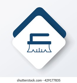 cleaning brush icon