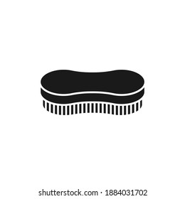 Icono de limpieza estilo plano aislado en fondo blanco. Ilustración del vector