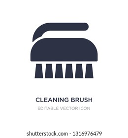 cleaning brush icon on white background. Simple element illustration from Miscellaneous concept. cleaning brush icon symbol design.