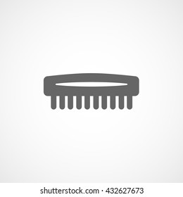 Cleaning Brush Icon On White Background