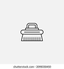 Cleaning brush icon sign vector,Symbol, logo illustration for web and mobile