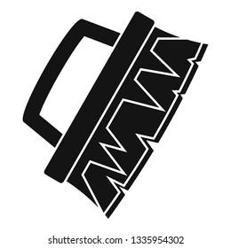 Cleaning brush icon. Simple illustration of cleaning brush vector icon for web design isolated on white background