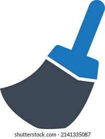 Cleaning brush icon vector illustration 