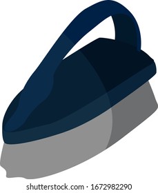 Pincel de limpieza, ilustración, vector sobre fondo blanco.