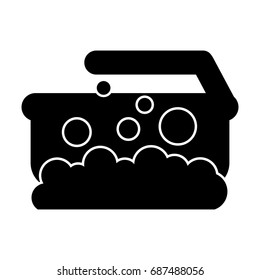 Cleaning brush isolated icon