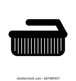 Cleaning brush isolated icon