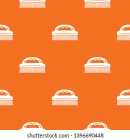 Cleaning brush pattern vector orange for any web design best