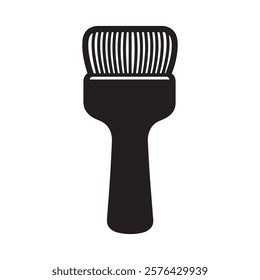 cleaning brush silhouette vector illustration icon type design