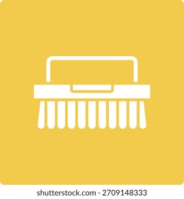 Icono de Vector de cepillo de limpieza. Se puede utilizar para aplicaciones de impresión, móviles y de Web.