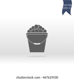 Cleaning. Bucket