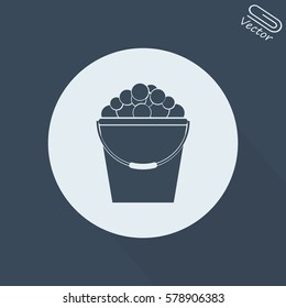 Cleaning. Bucket