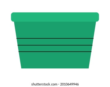 cleaning bucket icon on white background