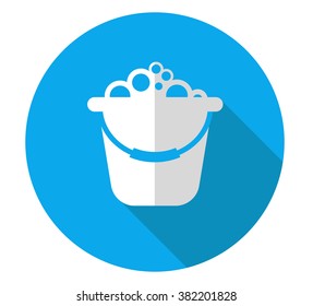 Cleaning Bucket Symbol Eps 10 Stock Vector (Royalty Free) 382201828 ...