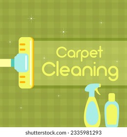 Reinigen Sie den Teppichgrafik-Hintergrund. Teppichreiniger Illustration. Farbige Teppichreinigung, Web-Banner-Hintergrund