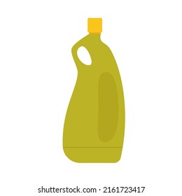 Cleaning Chemical Solution Bottle. Housekeeping Tools And Detergents Vector Illustration