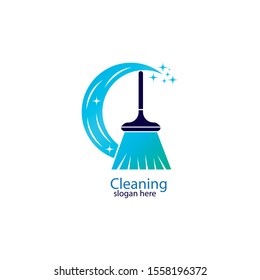 cleaning clean service logo icon vector template
