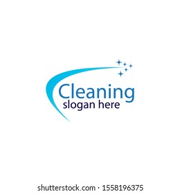 cleaning clean service logo icon vector template
