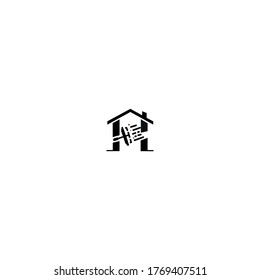 cleaning clean service logo icon vector template. Flat style trend modern logotype design vector illustration.