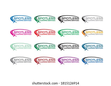 cleaning clean service logo icon vector template