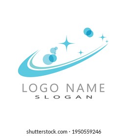 cleaning clean service logo icon vector template