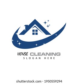 cleaning clean service logo icon vector template