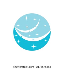 plantilla vectorial del icono del logotipo de servicio limpio