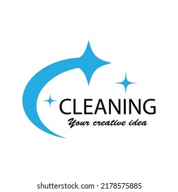 cleaning clean service logo icon vector template