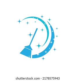 cleaning clean service logo icon vector template