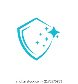 cleaning clean service logo icon vector template