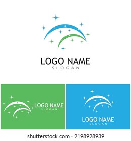 cleaning clean service logo icon vector template