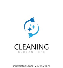 vector de logotipo de servicio limpio