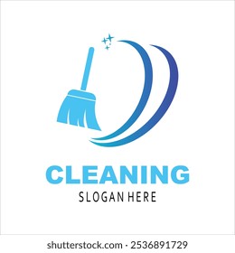 cleaning clean service logo icon vector.