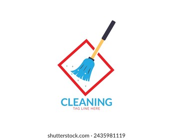 Cleaning clean service logo vector  design.