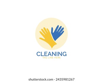 Cleaning clean service logo  vector  design.