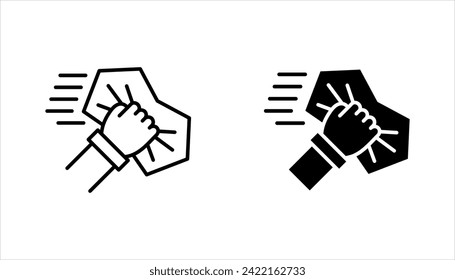 Cleaning cloth line icon set. Wipe with a rag symbol. Housekeeping equipment sign. vector illustration on white background