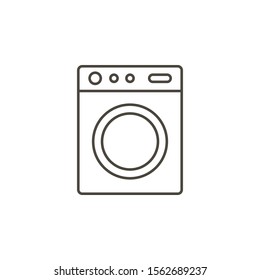 Cleaning clothes, dirty laundry icon. Simple element illustration from UI concept.